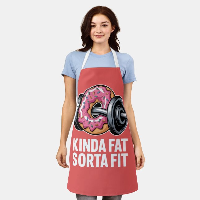 Kinda Fat Sorta Fit Gym-Training Schürze (Getragen)
