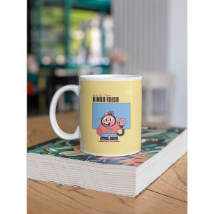 Kinda Fresh Funny Monkey Vibe Kaffee Tasse