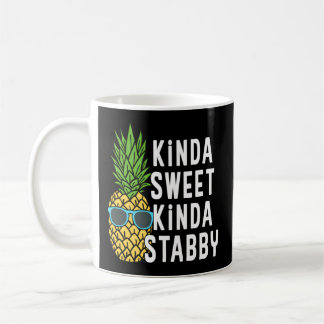 Kinda Sweet Kinda Stabby Novelty Punny Kaffeetasse