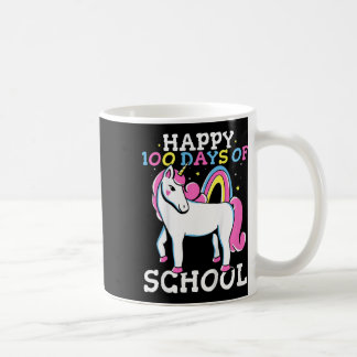 Kinder 100. Schultag Mädchen glücklich 100 Tage Kaffeetasse