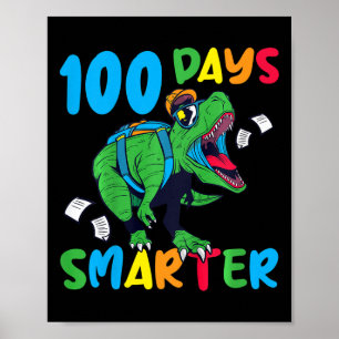 Kinder 100 Schultage 100 Tage intelligentere Kinde Poster
