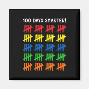 Kinder 100 Schultage 100 Tally Marks Magnet