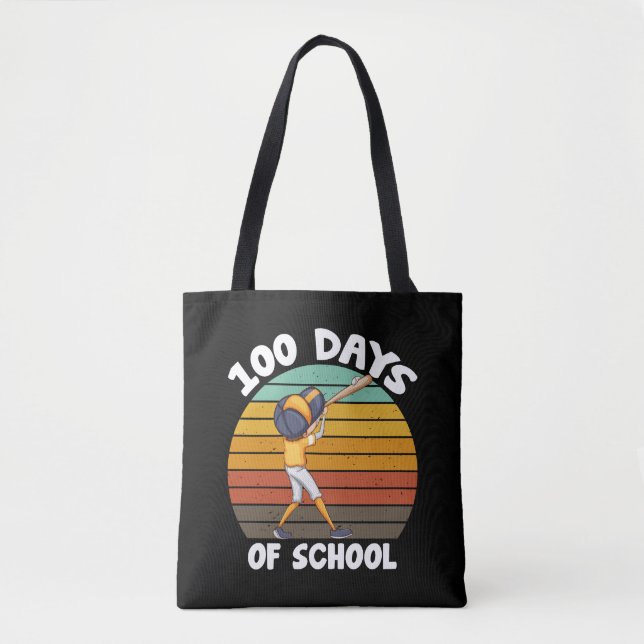 Kinder 100 Tage Schuljunge 100 Tage Baseball Tasche (Vorderseite)
