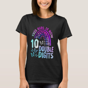 Kinder 10. Geburtstagsgeschenk dieses Mädchen ist T-Shirt