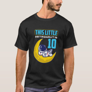 Kinder 10. Geburtstagskinder 10 Jahre alte Astrona T-Shirt
