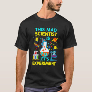 Kinder 10 Jahre alt Dieser Mad Scientist ist 10 l T-Shirt