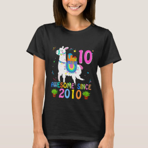 Kinder 10 Jahre Altes Alpaca Llama Phantastisch 20 T-Shirt