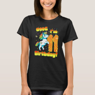 Kinder 11. Geburtstagsparty Unicorn Omg Im 11 Jahr T-Shirt