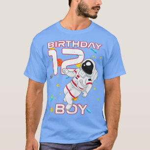 Kinder 12. Geburtstag Astronaut 12 Jahre alt Gebur T-Shirt