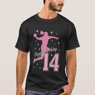 Kinder 14 Jahre Handball spielen Mädchen_1 T-Shirt