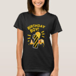 Kinder 1 Geburtstag Boy Gabelstapler Baustelle W T-Shirt<br><div class="desc">Kinder 1 Geburtstag Junge Gabelstapler Baustellenarbeiter</div>
