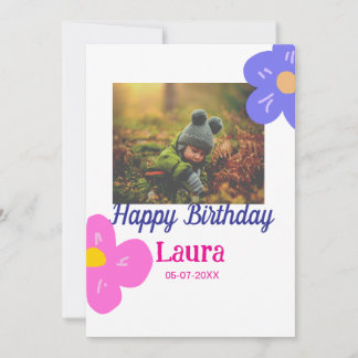 Kinder 1 Geburtstag hinzufügen Name Datum hinzufüg Einladung