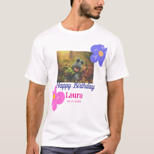 Kinder 1 Geburtstag hinzufügen Name Datum hinzufüg T-Shirt