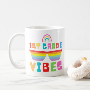Kinder 1. Klasse Vibes-First Klasse zurück zur Sch Kaffeetasse
