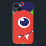 Kinder 1 mit Augen Alien Orangenpackung Case-Mate iPhone Hülle<br><div class="desc">Ursprüngliche grafische Alien Fall. Ein perfektes Geschenk für einen jungen Alien- oder Monsterliebhaber www.sarahtrett.com</div>