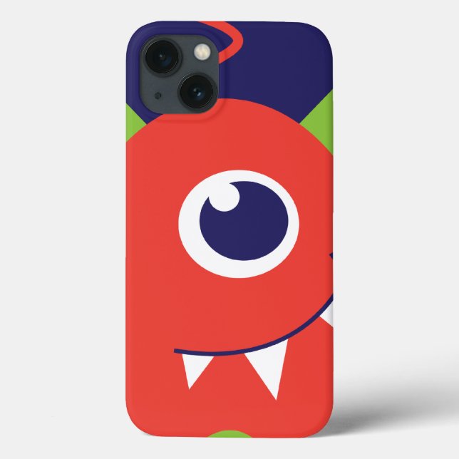 Kinder 1 mit Augen Alien Orangenpackung Case-Mate iPhone Hülle (Rückseite)