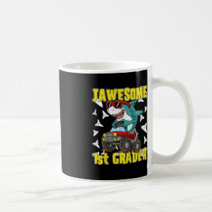 Kinder 1er Klasse Monster Truck Dinosaur Megalodon Kaffeetasse