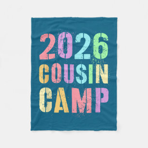 Kinder 2026 Cousin-Camp Familienurlaub Crew Tante Fleecedecke