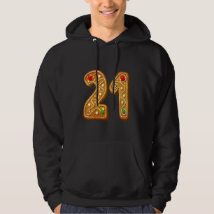 Kinder 21 süßeste Hauptstadt-Weihnachtsplätzchen-A Hoodie