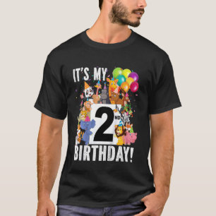 Kinder 2 Dschungeltiere Wildtiere Geburtstagsparty T-Shirt