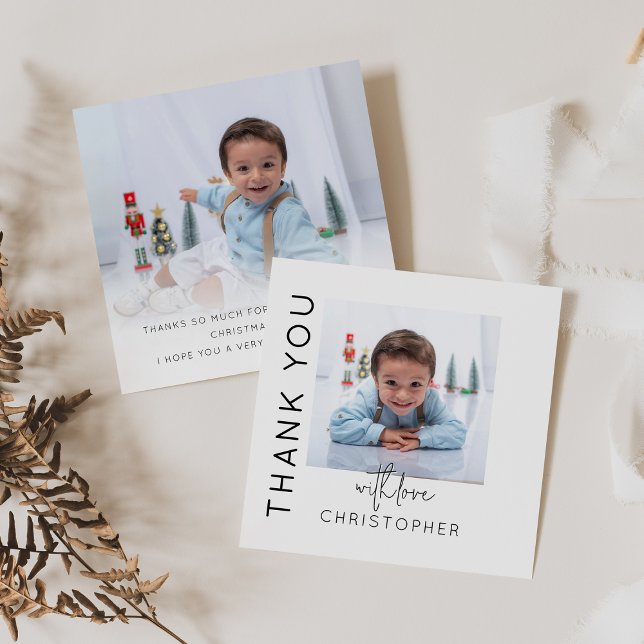 Kinder 2 Foto Vielen Dank Dankeskarte (Von Creator hochgeladen)