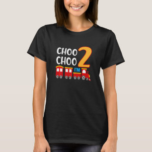 Kinder 2 Geburtstag Todller 2 Zweijährige Junge Ba T-Shirt