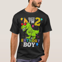Kinder 2 Jahre alt 2. Geburtstag Junge T Rex Dinos