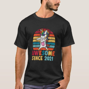 Kinder 2 Jahre alt Mädchen Flossing Einhorn Phanta T-Shirt