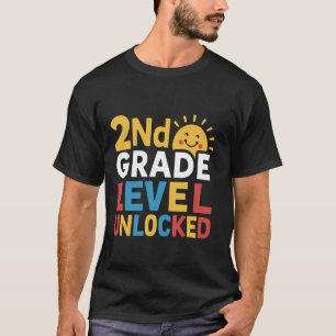 Kinder 2. Stufe Ungesperrter Gamer erster Tag der T-Shirt