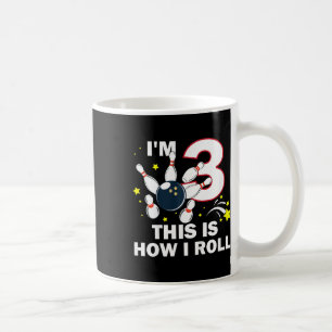 Kinder 3. Geburtstag Bowling ich bin 3 so bin ich Kaffeetasse