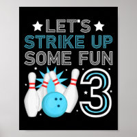 Kinder 3. Geburtstag Party Bowling Junge 3 Jahre a