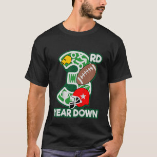 Kinder 3 Geburtstagsfußballfeier 3 Jahre alt T-Shirt