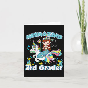 Kinder 3. Klasse Meerjungfrau Reiten Unicorn Ck zu Karte