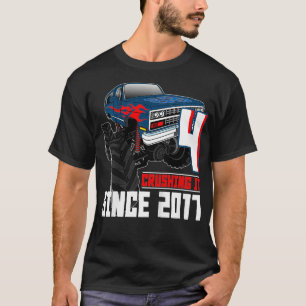 Kinder 4, die es zerschlagen seit 2017 Monster Tru T-Shirt