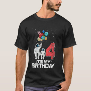 Kinder 4 Jahre alt Es ist mein 4. Geburtstag Junge T-Shirt