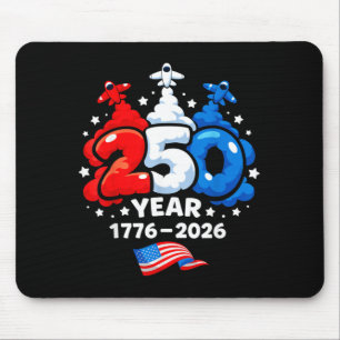 Kinder 4. Juli 250 Jahr patriotisch Rot Weiß USA Mousepad