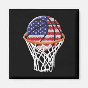 Kinder 4. Juli Bysketbyll US Flagge Kinder Jugend Magnet