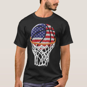 Kinder 4. Juli Bysketbyll US Flagge Kinder Jugend  T-Shirt