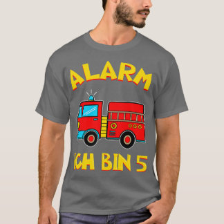 Kinder 5. Geburtstag Motor Jungs Geburtstagsparty T-Shirt