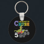 Kinder 5 Jahre alt 5. Geburtstag Dinosaurier Trex  Schlüsselanhänger<br><div class="desc">Kinder 5 Jahre alt 5. Geburtstag Dinosaurier Trex Junge Geschenke</div>