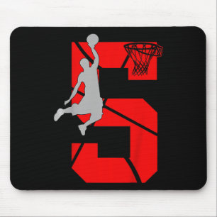 Kinder 5 Jahre alt 5 Jahre Bysketbyll Geburtstagsp Mousepad