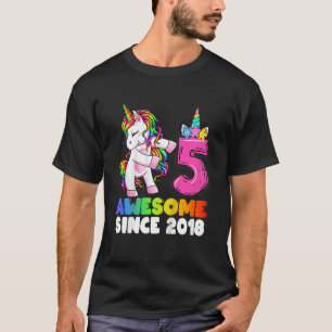 Kinder 5 Jahre Junge Teens Flossen Einhorn 5. T-Shirt