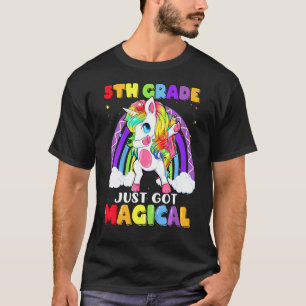 Kinder 5. Klasse Got Magisches Dabbing Einhorn Reg T-Shirt