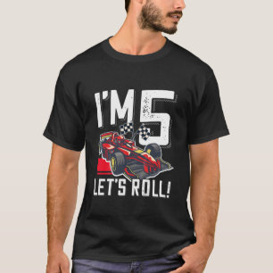 Kinder 5th Birthday, Grand Prix Racing Car, Sport T-Shirt