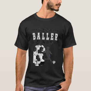 Kinder 6. Geburtstag Fußball Junge 6 Jahre alter F T-Shirt