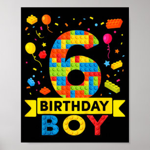 Kinder 6 Jahre alt Bausteine Erbauer 6. Poster