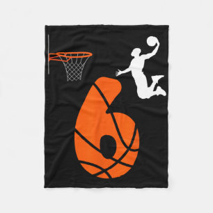 Kinder 6 Jahre alt Slam Dunk sein 6. Geburtstag By Fleecedecke