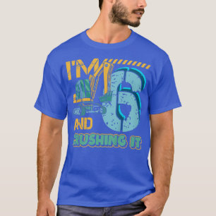 Kinder 6 Jahre alter Bagger LKW I m Crushi T-Shirt