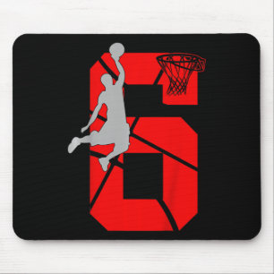 Kinder 6 Jahre Basketball GeburtstagspartyThema Mousepad