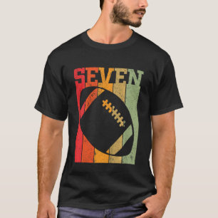 Kinder 7. Geburtstag Jungen 7 Jahre alt Sieben Fuß T-Shirt